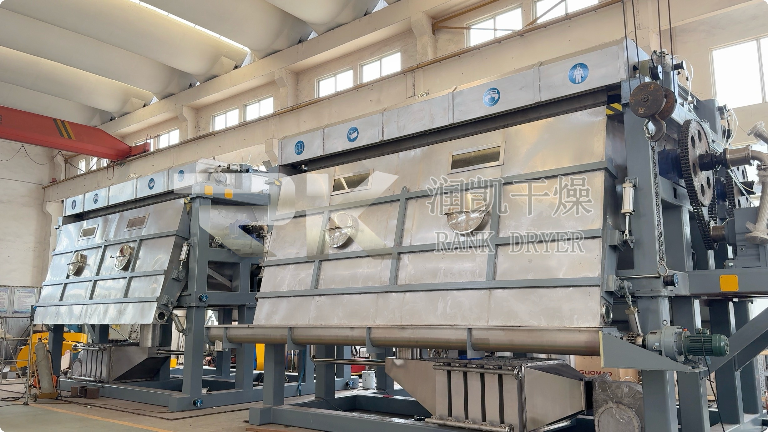 国内首创！润凯干燥研制最大酵母蛋白双滚筒刮板干燥机成功发货